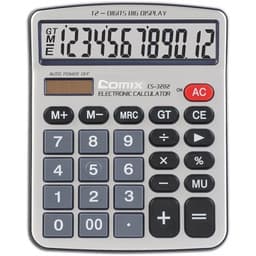 Calculator Comix 12 Digits Grey Cs-3282 - Image 1