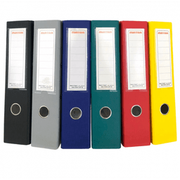 Box File Mintra Pp A4 80Mm Mechanism With Card Holder (Plastic Lock) - Image 1