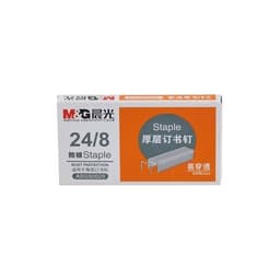 Staples M&G 24/08 1000/Pack Silver - Image 1