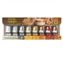 Acrylic Paint Phoenix 21Ml 8/Pack Metallic - Image 1