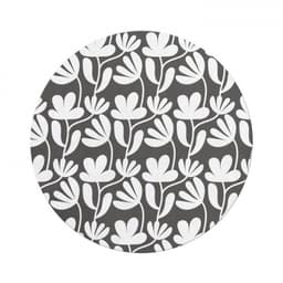 Mouse Pad Mr Rounded White Flowers 13307 - Image 1