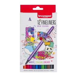 Fineliner Bruynzeel set | 12 colours - Image 1