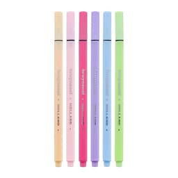 Fineliner Bruynzeel set pastel | 6 colours - Image 2