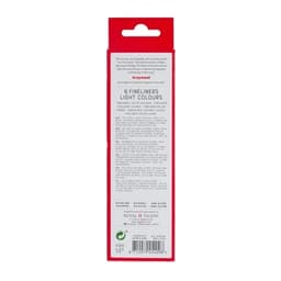 Fineliner Bruynzeel set light | 6 colours - Image 3