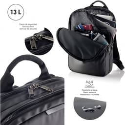 Laptop Backpack Mr Bag To Work 13L Large Black - Image 3