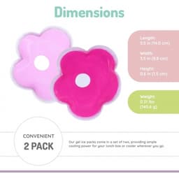 Melii Gel Ice Pack - 2 Pack FLOWERS - Image 3
