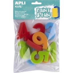 Sponge Stamps 123 10/Pack - Apli - Image 1
