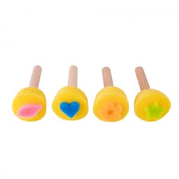 Sponge Stamps Wooden Handle 4/Pack - Apli - Image 2