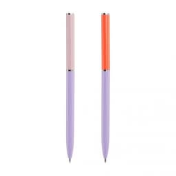 Pen Ballpoint Mr Thin Pink & Red - Image 2