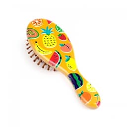 Hair Brush Summer Fruits Bamboo Bru37 - Image 5