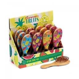 Hair Brush Summer Fruits Bamboo Bru37 - Image 1