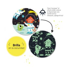 Space Puzzle Glow In The Dark - Apli - Image 3