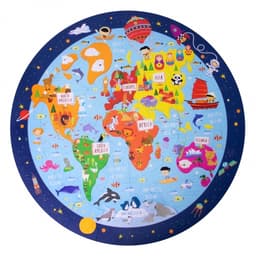 Worldmap Puzzle Circular - Apli - Image 2