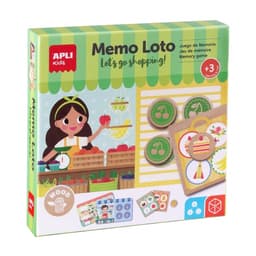 Lets Go Shopping Memo Loto Game - Apli - Image 1