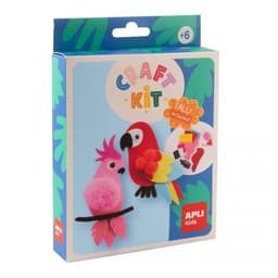 Craft Kit Felt Parrots - Apli - Image 1