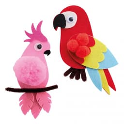 Craft Kit Felt Parrots - Apli - Image 3