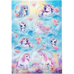Happy Unicorn Transpuffy - Stickers Herma - Image 2