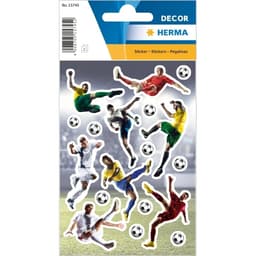 Footballer In Action Glittery - Sticker Herma - Image 1