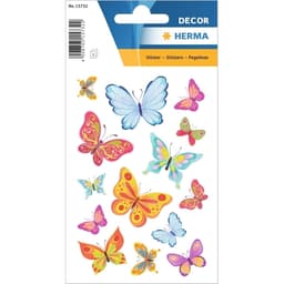 Butterfly Time Glittery - Sticker Herma - Image 1