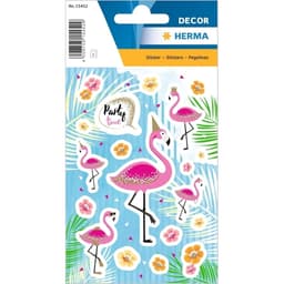 Flamingo Party Time Glittery - Sticker Herma - Image 1