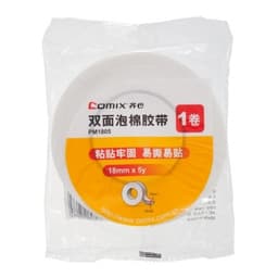 Tape Double Sided Comix 18Mmx4.5M Foam Pm1805 - Image 1