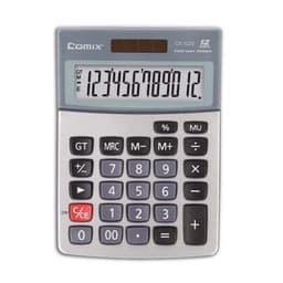 Calculator Comix 12 Digits Silver Cs-1222 - Image 1