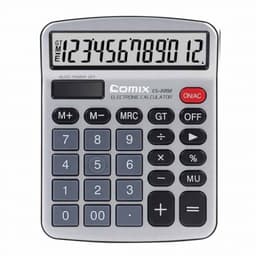 Calculator Comix 12 Digits Grey  Cs-2282 - Image 1