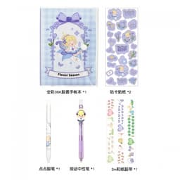 Notebook Set Comix Flower Season Purple Mwt0011 - Image 2