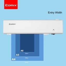 Laminating Machine Comix A4 2 Rolls Grey F9099W - Image 2
