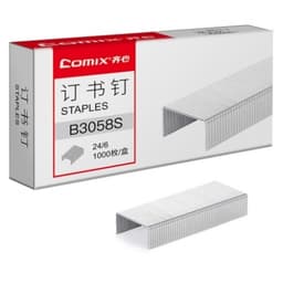 Staples Comix 24/06 1000/Pack Silver B3058 - Image 3