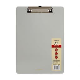 Clipboard Comix A4 Plastic Clear Grey A7644 - Image 1