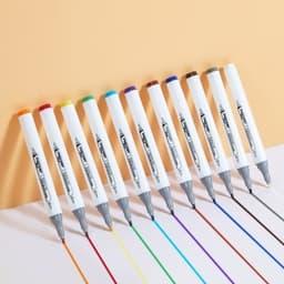 Marker Comix Double Tip Triangular 48/Pack - Image 3