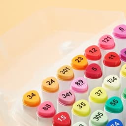 Marker Comix Double Tip Triangular 48/Pack - Image 2