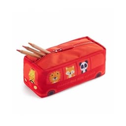 Pencil Case Miquerius Bus Stop Squared Red 19410 - Image 1