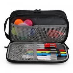 Pencil Case Jworld Doodle 2 Comp. Black Pc2501 - Image 5