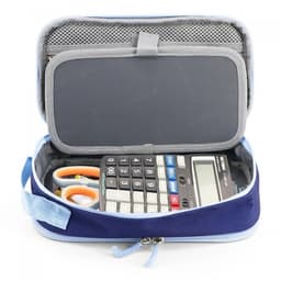 Pencil Case Jworld Doodle 2 Comp. Navy Pc2501 - Image 2