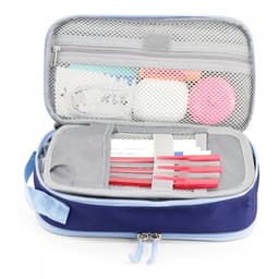 Pencil Case Jworld Doodle 2 Comp. Navy Pc2501 - Image 6