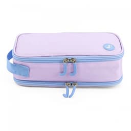 Pencil Case Jworld Doodle 2 Comp. Purple Pc2501 - Image 2