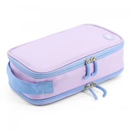 Pencil Case Jworld Doodle 2 Comp. Purple Pc2501 - Image 1