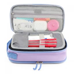 Pencil Case Jworld Doodle 2 Comp. Purple Pc2501 - Image 6
