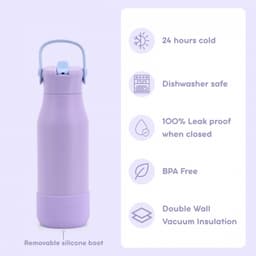 Water Bottle Jworld Flowee 22 Oz Purple Wb26122 - Image 6
