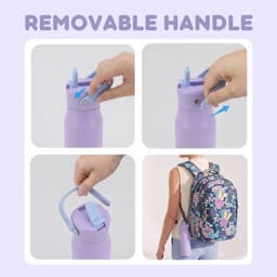 Water Bottle Jworld Flowee 22 Oz Purple Wb26122 - Image 5
