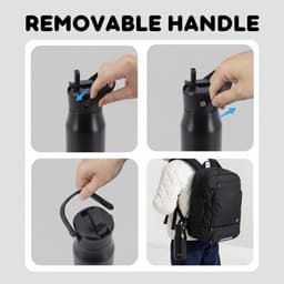 Water Bottle Jworld Flowee 22 Oz Black Wb26122 - Image 5