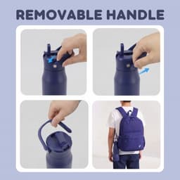 Water Bottle Jworld Flowee 22 Oz Navy Wb26122 - Image 5