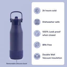 Water Bottle Jworld Flowee 22 Oz Navy Wb26122 - Image 6