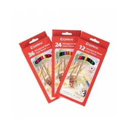 Colored Pencil Comix Hexagonal 12/Pack Ec101-12 - Image 3