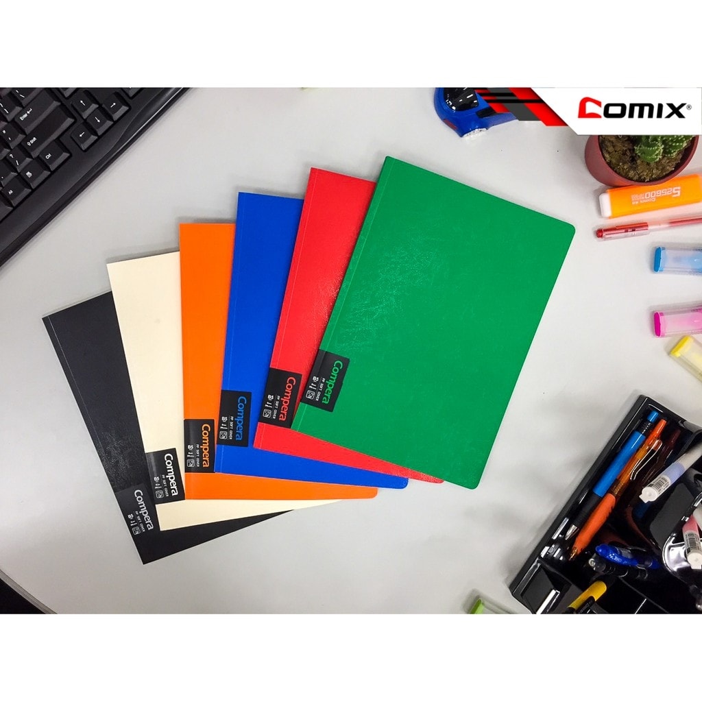 Notebook Comix Compera A5 Ruled 50Sh Pp Soft Blue C7001T