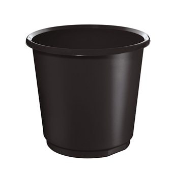 Waste Basket Herlitz 18 Liter Round Black 11279205