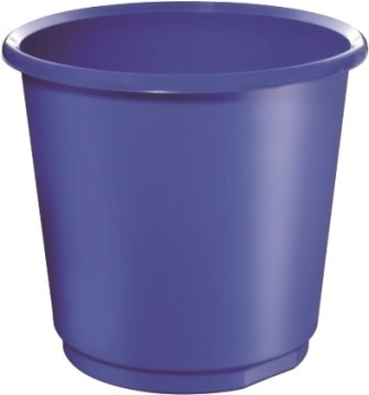 Waste Basket Herlitz 18 Liter Round Blue 11279213