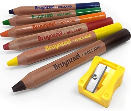 Colored Pencil Bruynzeel Shorties  6/Pack